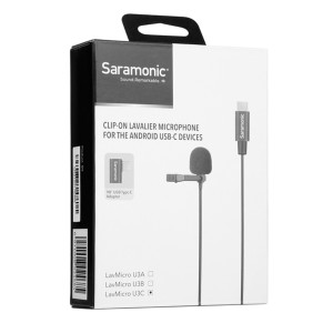 میکروفون یقه ای با سیم سارامونیک مدل LavMicro U3C رابط Type-C